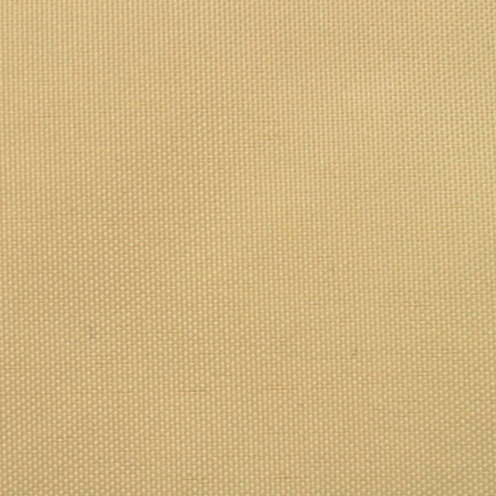 Voile toile d'ombrage parasol en tissu oxford triangulaire 3,6 x 3,6 x 3,6 m beige - Imagen 2
