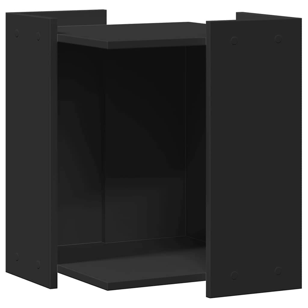 Vidaxl - Meuble de bac à litière pour chat noir bois d'ingénierie vidaXL 857743 - Image 2