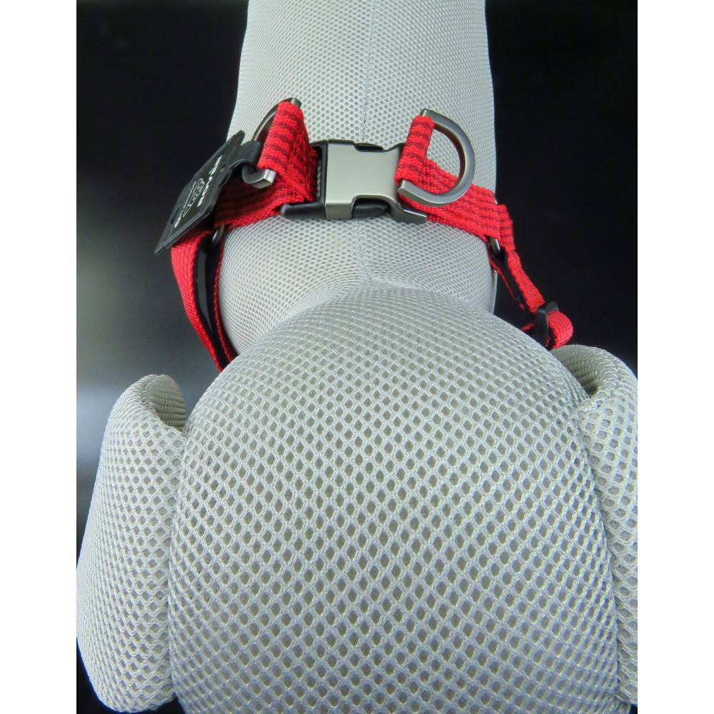 Harnais Jannu XL 60-90 cm 25 mm rouge  pour chien - Imagen 4