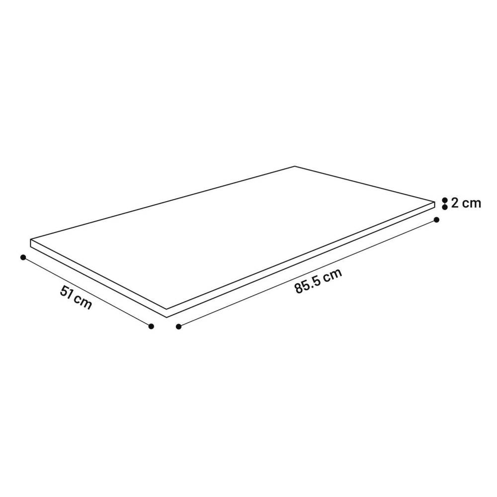 Coussin rectangle gris alisha, 85.5 x 51 x 2 cm, chien - Image 2