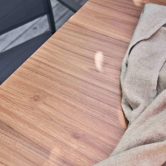 Oviala - Ensemble table de jardin avec 8 chaises et 2 fauteuils bois Melbourne - Oviala - Imagen 4
