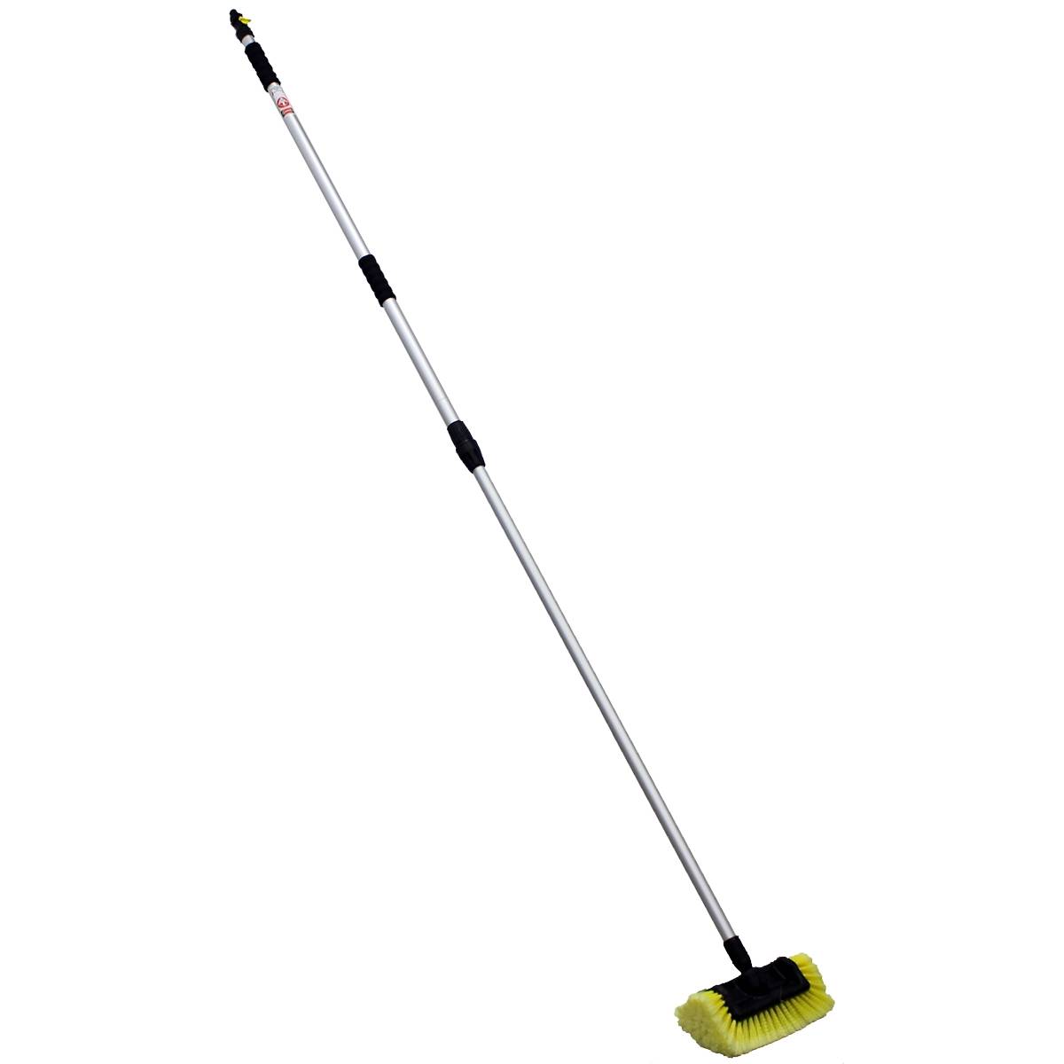 Gt Market - Balai brosse de lavage télescopique avec raccord tuyau - Longueur 2.50 mètres - GT MARKET - Imagen 1