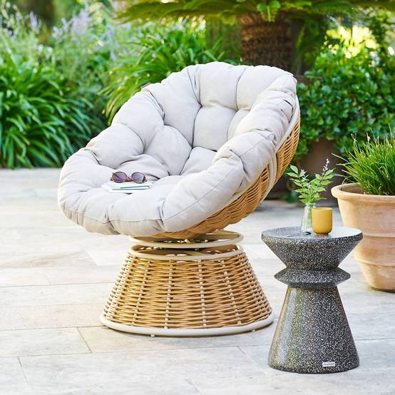 Hesperide - Fauteuil de jardin Nymely beige Hespéride - Image 1
