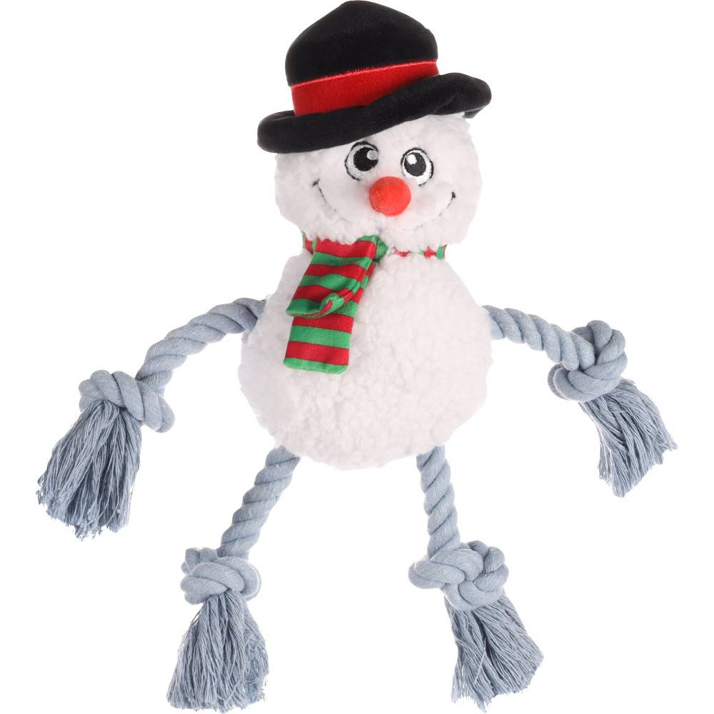 Flamingo - Bonhomme de neige Blanc Xima Jouet Noël pour chien - Imagen 1