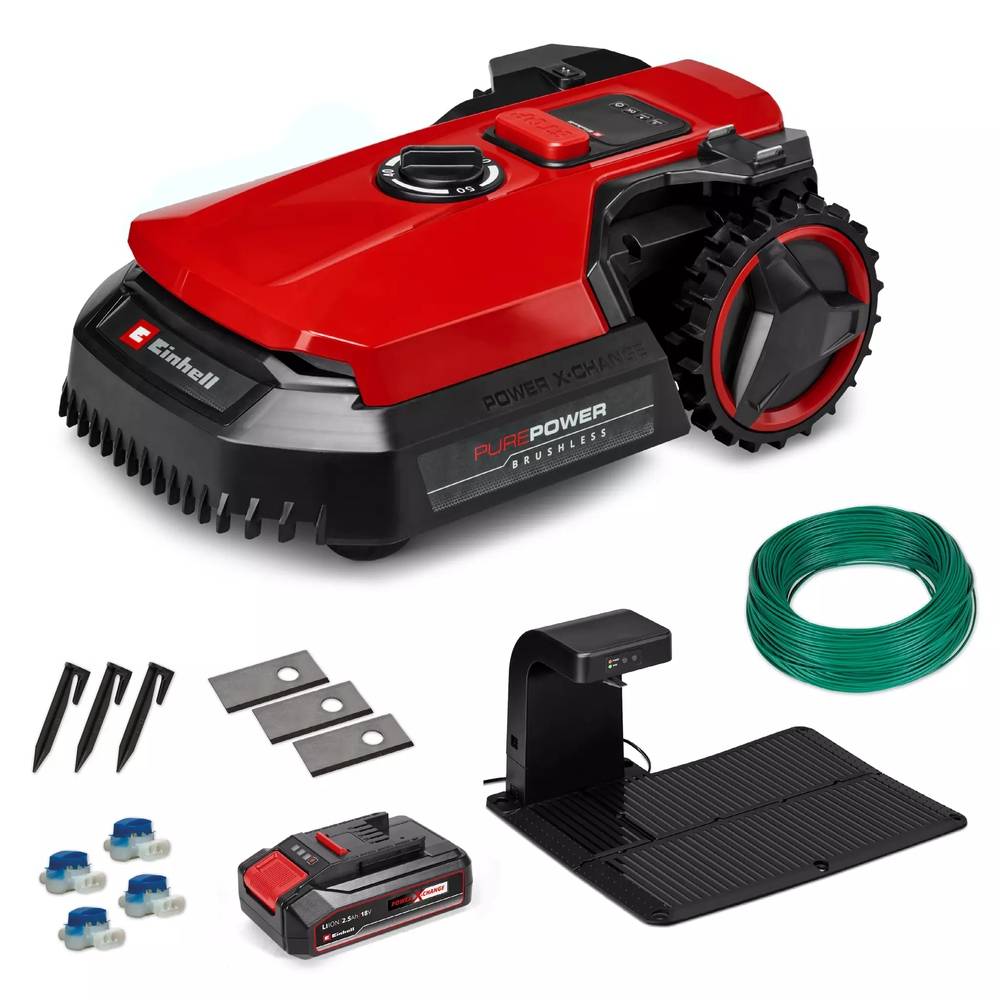 Einhell - Robot tondeuse FREELEXO 500 - 18V - brushless - programmable via appli - capteurs sécurité Einhell