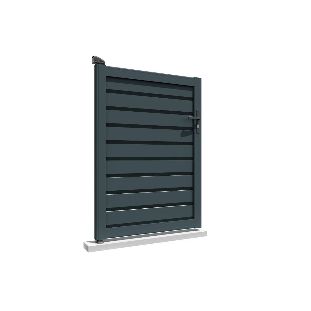 Intersun - Portillon brise-vue L 1000 x H 1557 mm (Gris Anthracite) - INTERSUN - Imagen 1