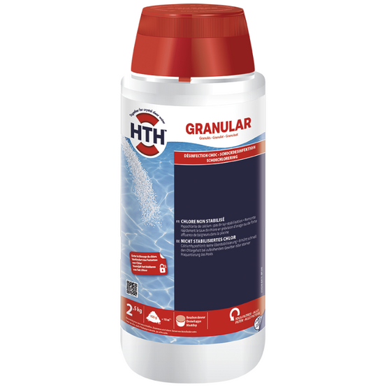Hypochlorite de calcium - Chlore choc hth® GRANULAR 2,5 kg - Image 2