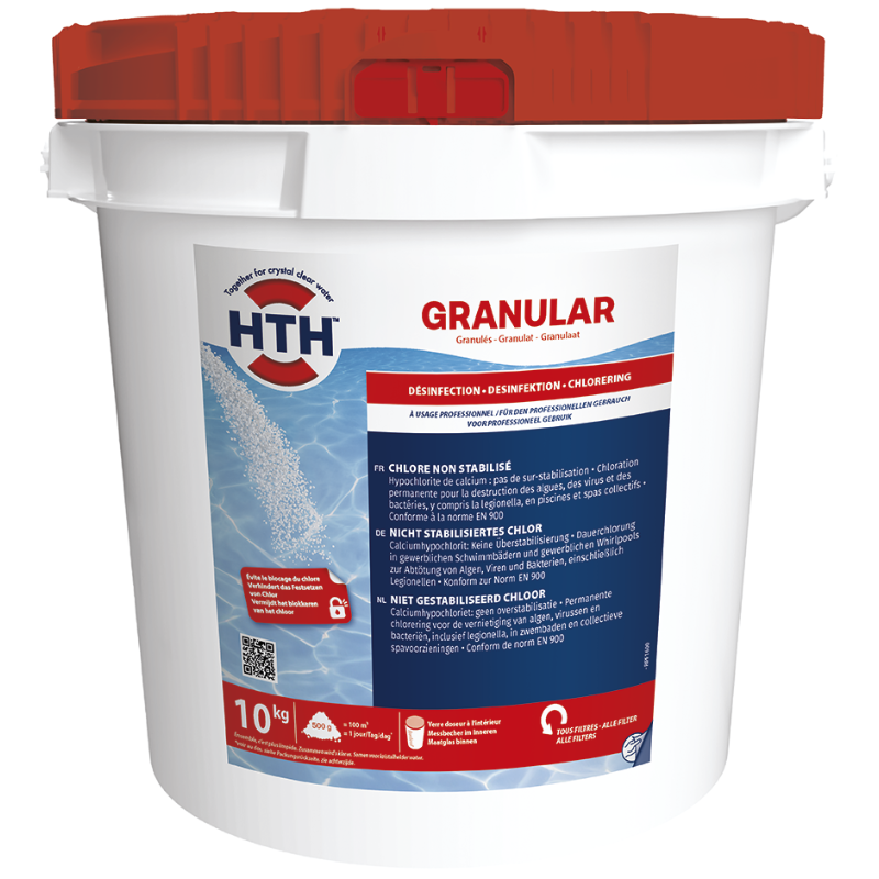 Hypochlorite de calcium - Chlore choc hth® GRANULAR 2,5 kg - Image 3
