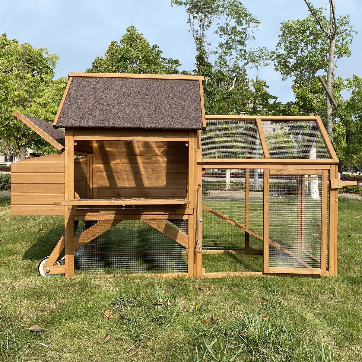 Poulailler en bois 3 poules - Cémonjardin - Imagen 2