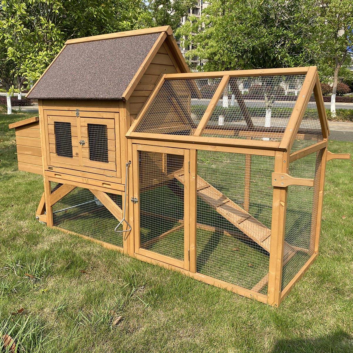 Poulailler en bois 3 poules - Cémonjardin - Imagen 1