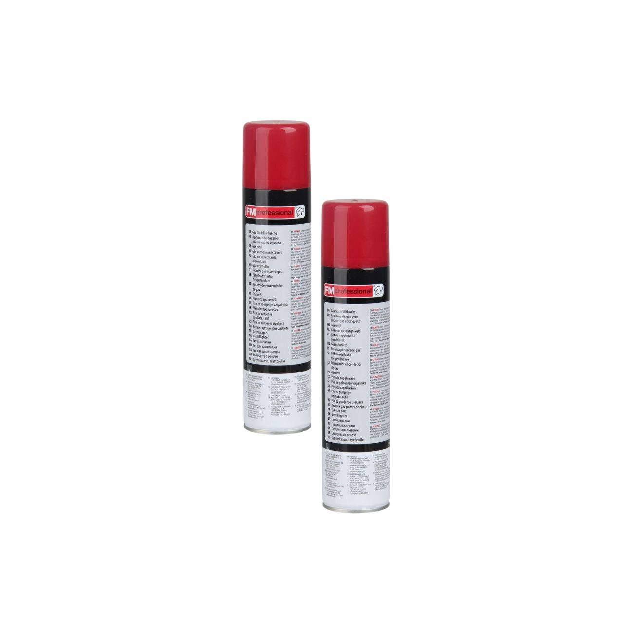 Ensemble de 2 Recharges de gaz 300 ml FM Professional