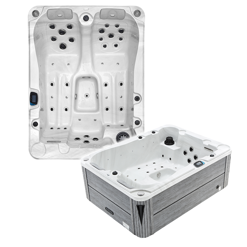 Spa 2-3 places Archipel® G23 VIP Tablier GRIS - Spa Thérapeutique Balboa 210x158 - Image 1