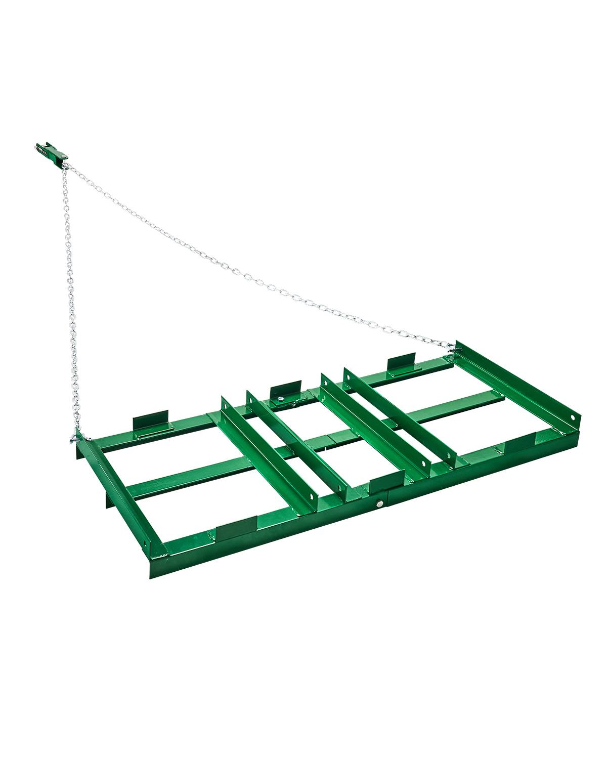 VEVOR Herse traînée 1220x500mm, niveleuse allée, barres, chaîne, VTT. - Image 1