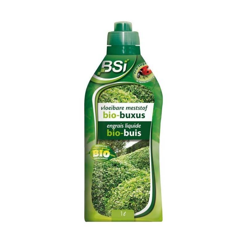 BSI - Engrais Organique Liquide Pour Buis - Bsi - Stimule Et Donne De L'éclat - Avec Oligo-éléments 1l - Uab