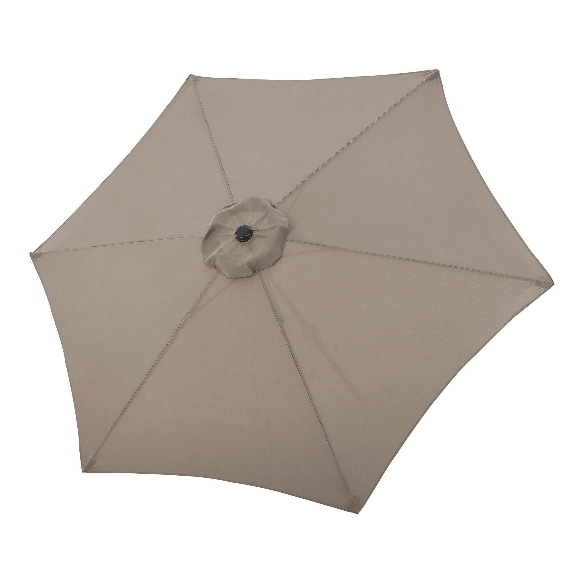 Casa.Pro - Parasol Altino hexagonal polyester 270 x 235 khaki [casa.pro] - Image 5