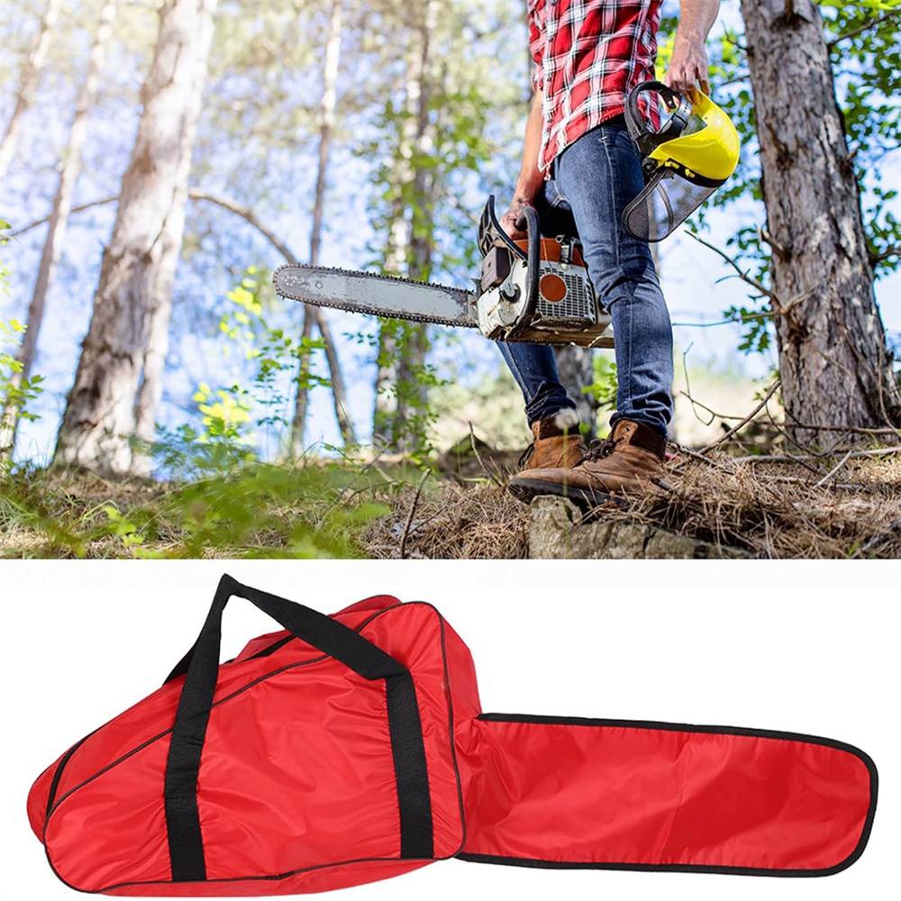 IntiMeg - Sac De Transport pour Tronçonneuse, tissu Oxford imperméable, pour 12 pouces, rouge, IntiMeg - Image 3