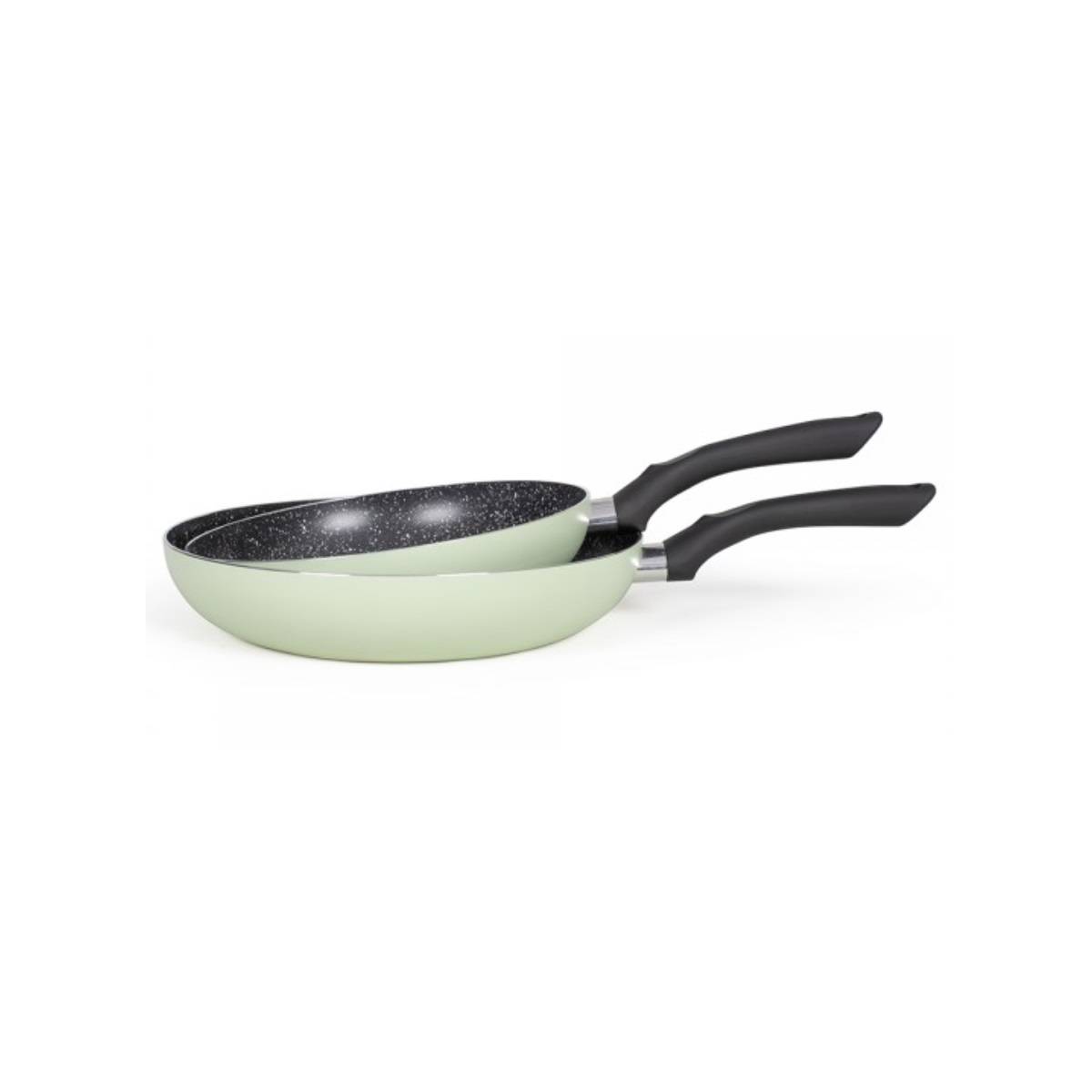 Livoo - Lot de 2 poêles antiadhésif 24/28cm vert MEN124VE Livoo - Imagen 2