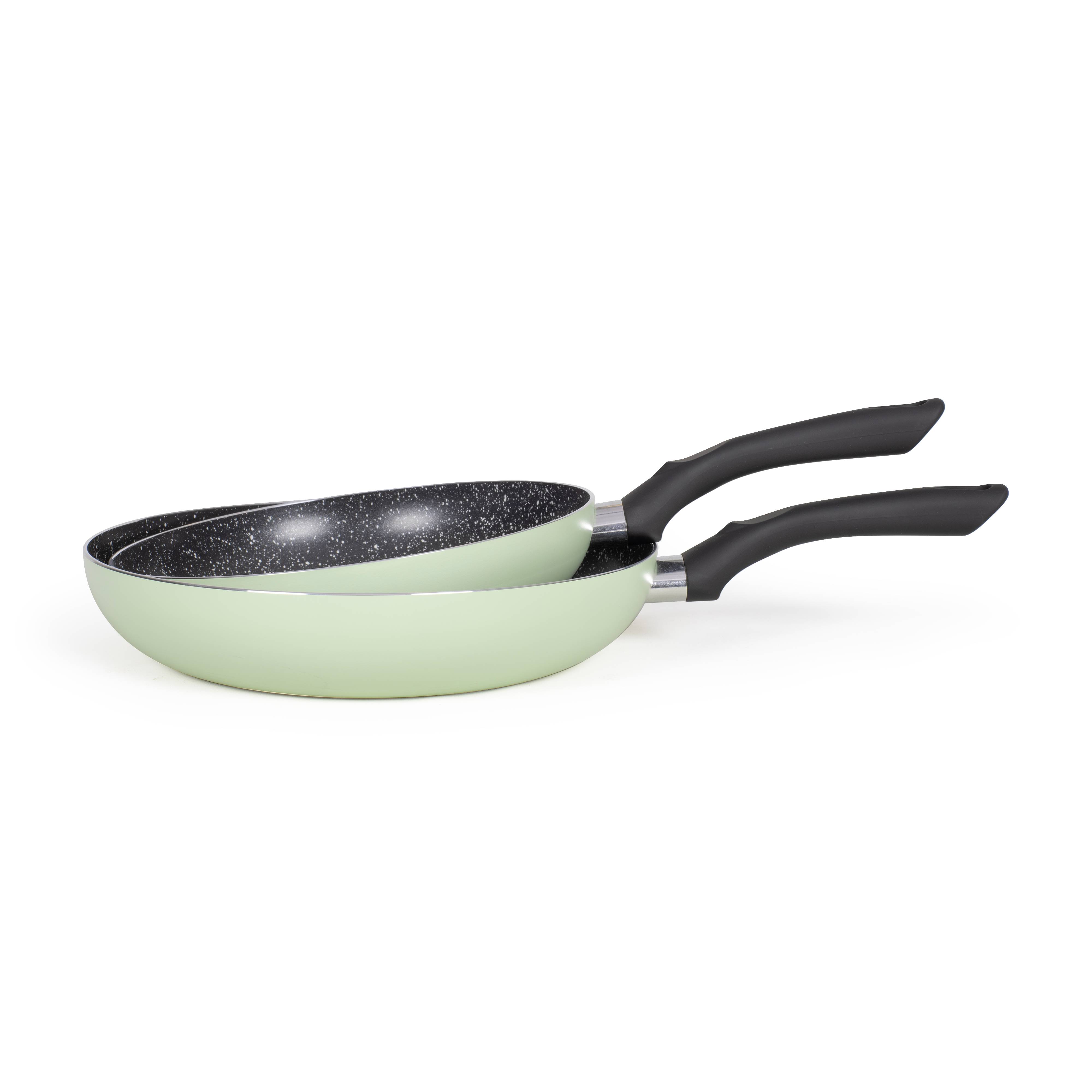 Livoo - Lot de 2 poêles antiadhésif 24/28cm vert MEN124VE Livoo - Imagen 1