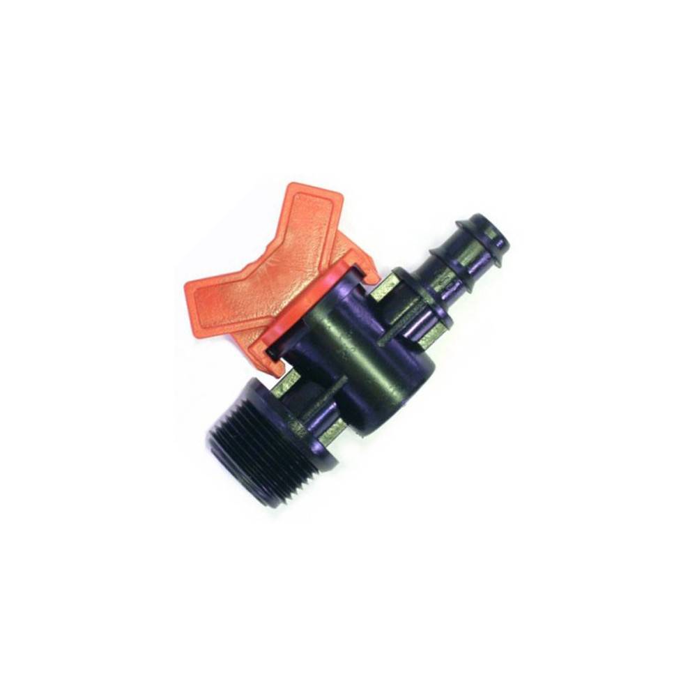 mini vanne ø16 mm et 3/4 pouce- vanne cannelée pour tuyau 16 mm - Imagen 2
