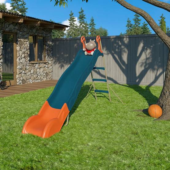 Toboggan LINOU Bleu-Orange TRIGANO 2,63 m. 3-12 ans. - Image 7