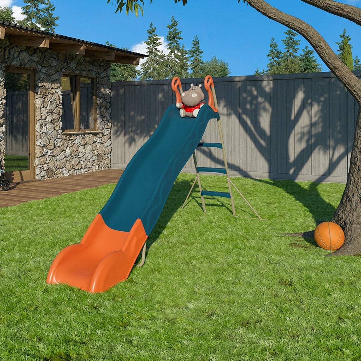 Toboggan LINOU Bleu-Orange TRIGANO 2,63 m. 3-12 ans. - Image 7