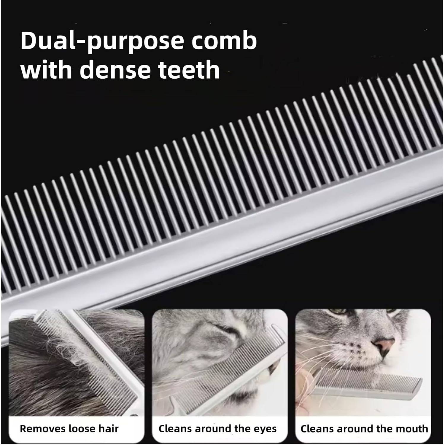 DtopbuyAge - Peigne double face pour chien - Lame incluse - Démêlage pro DtopbuyAge - Image 4