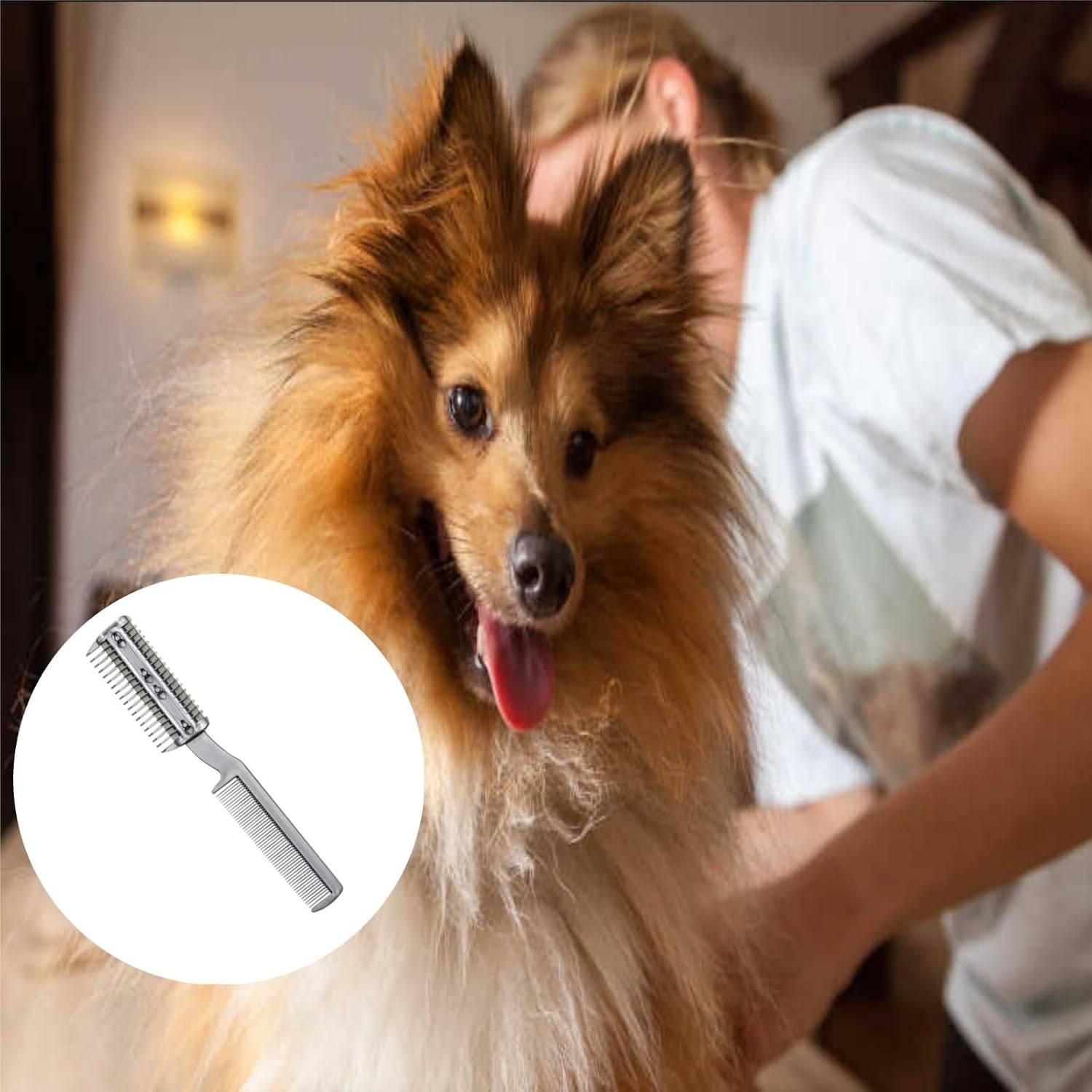 DtopbuyAge - Peigne double face pour chien - Lame incluse - Démêlage pro DtopbuyAge - Image 5