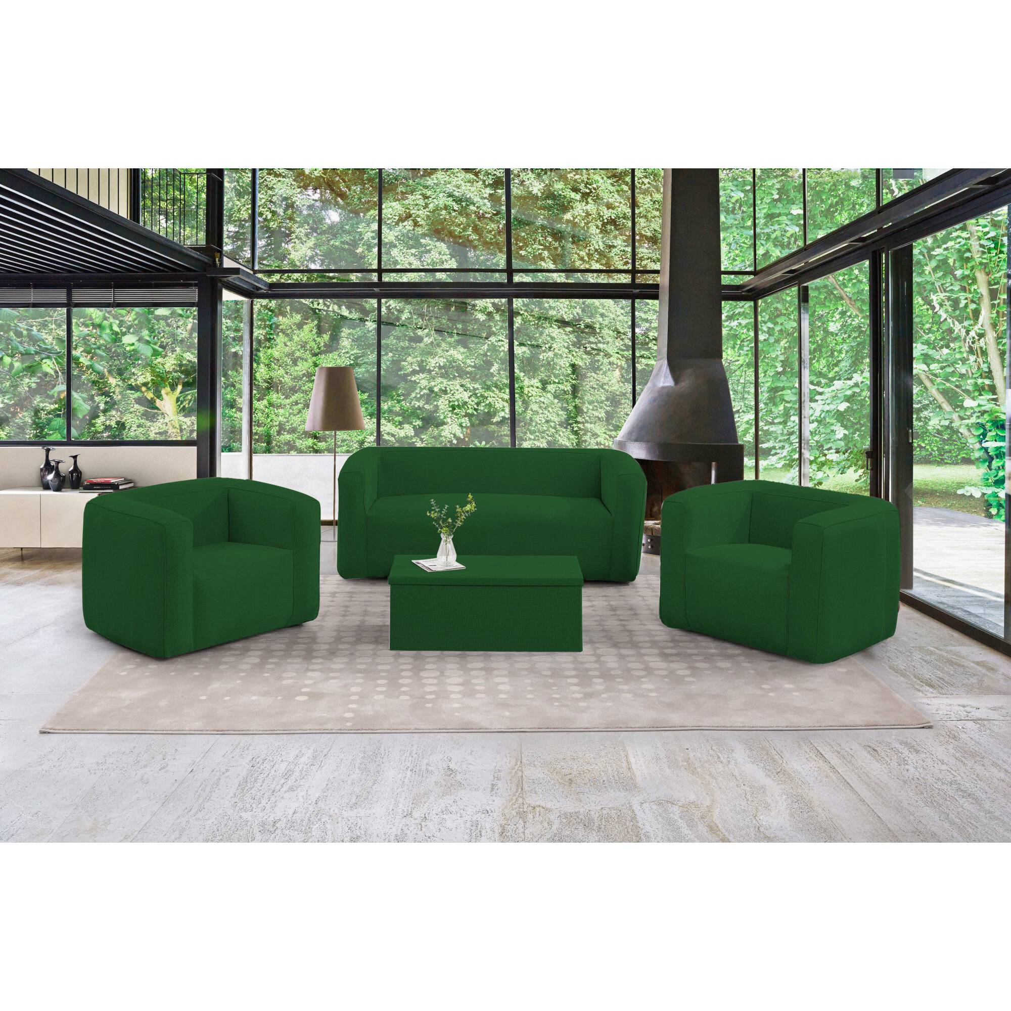 Fauteuil gonflable Terracotta - Intérieur et extérieur - Couleur Vert - Imagen 9