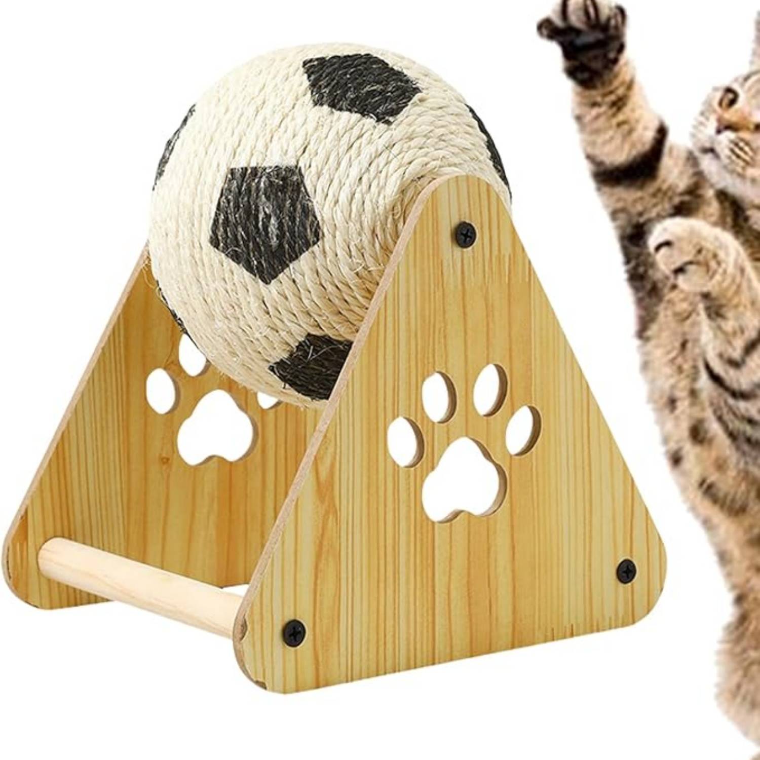 Boule à griffer en sisal - Stable & Anti-destruction DtopbuyAge - Imagen 3