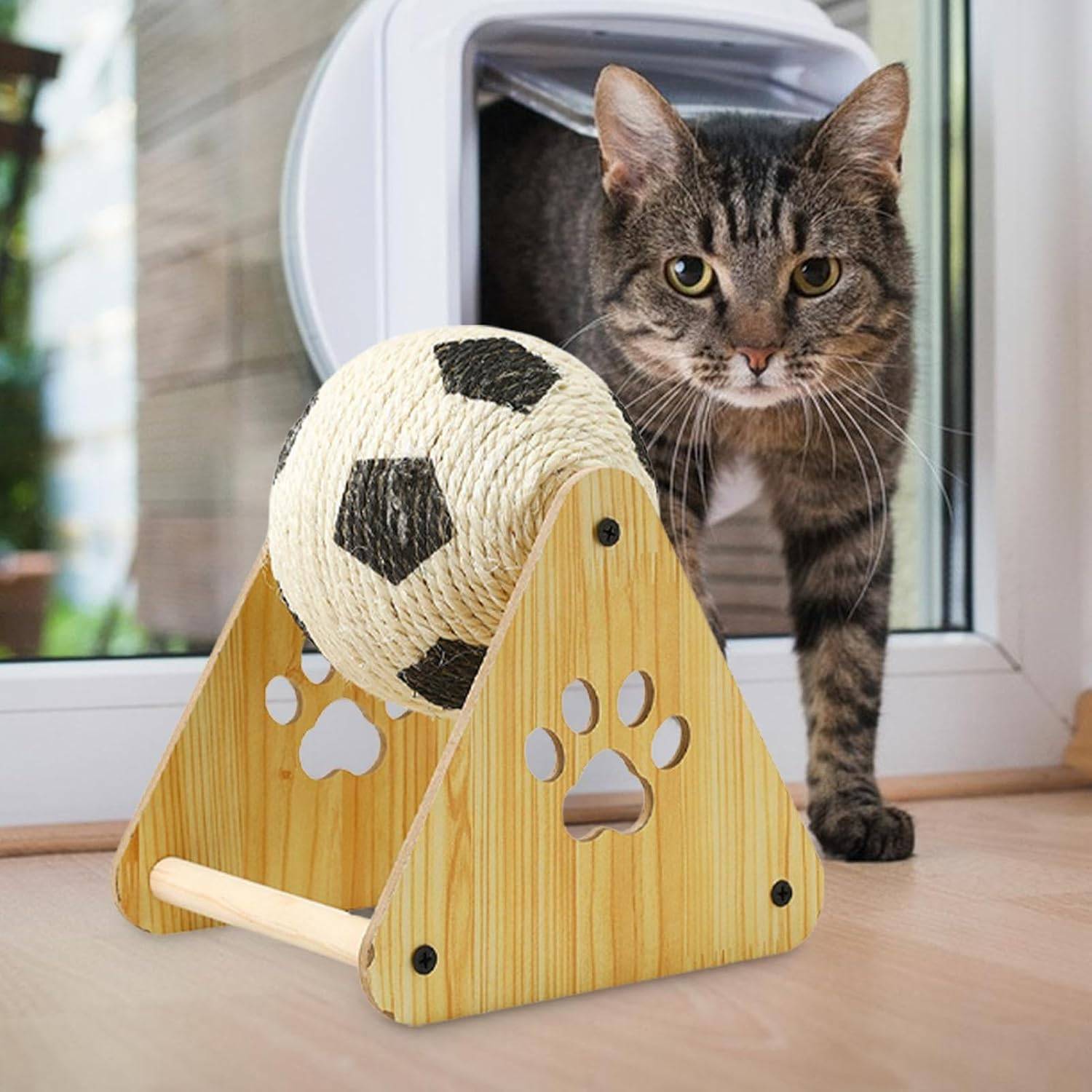 Boule à griffer en sisal - Stable & Anti-destruction DtopbuyAge - Imagen 4