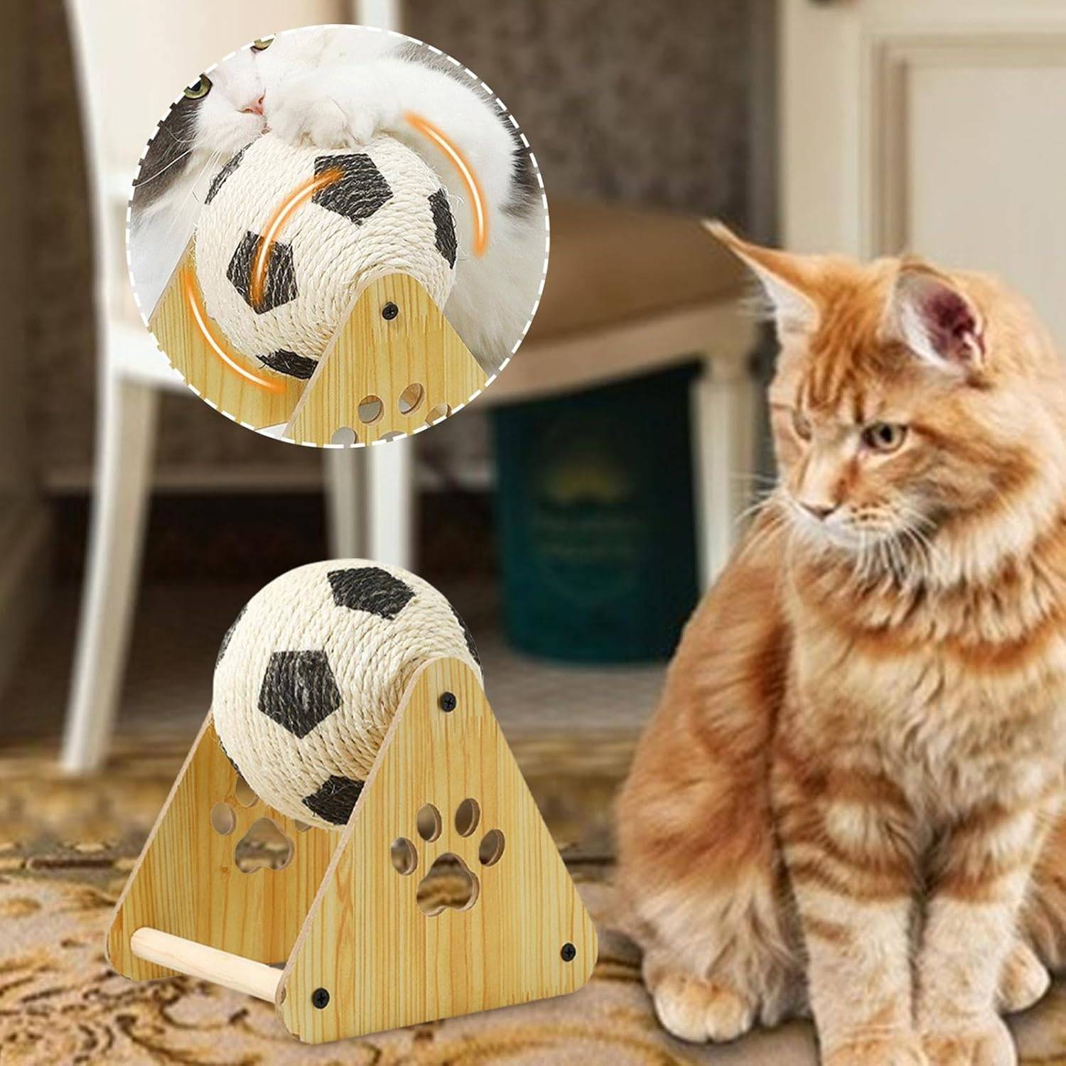 Boule à griffer en sisal - Stable & Anti-destruction DtopbuyAge - Imagen 5