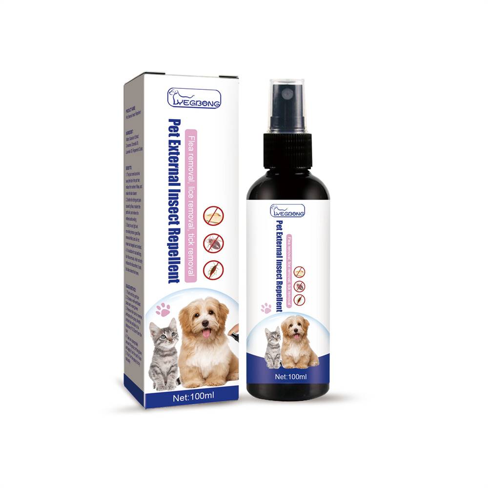 Spray anti - puces et tiques pour chats et chiens MCBOSON - Image 1