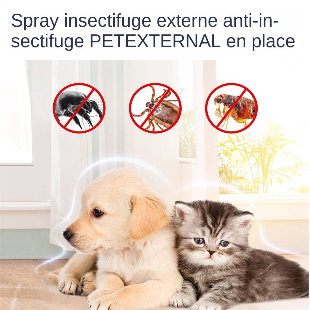 Spray anti - puces et tiques pour chats et chiens MCBOSON - Image 4