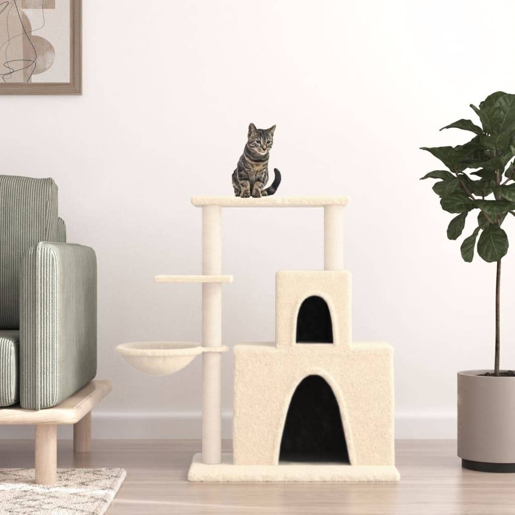 Vidaxl - Arbre à chat avec griffoirs en sisal Crème 83 cm vidaXL 171765 - Image 1