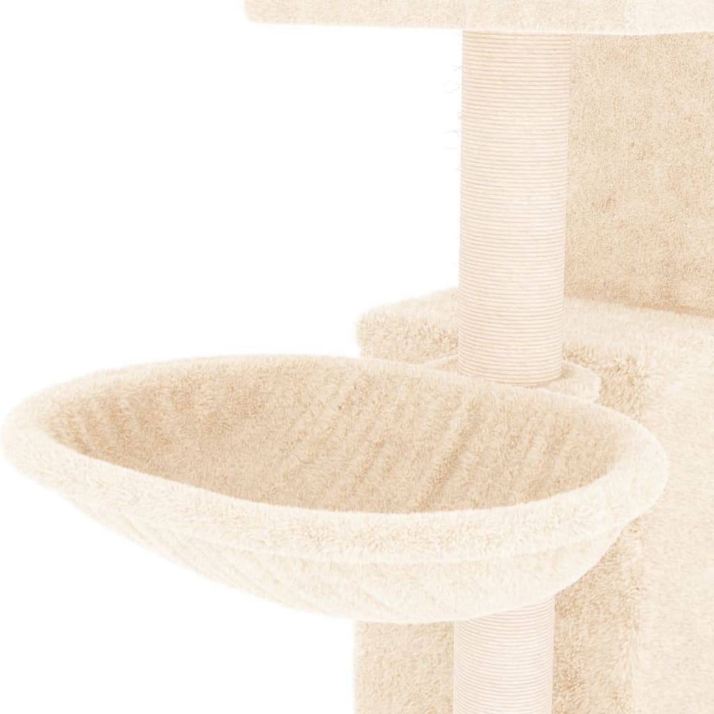 Vidaxl - Arbre à chat avec griffoirs en sisal Crème 83 cm vidaXL 171765 - Image 5