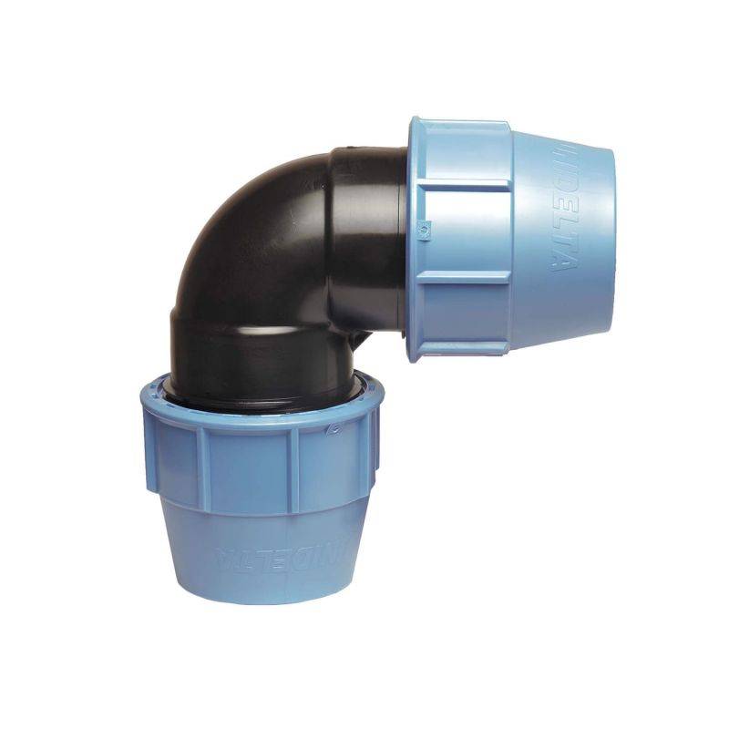 Coude 90° PE plastique Ø32