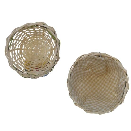 2 nids en osier pour canaris, ø 11 cm, pour oiseaux - Image 1