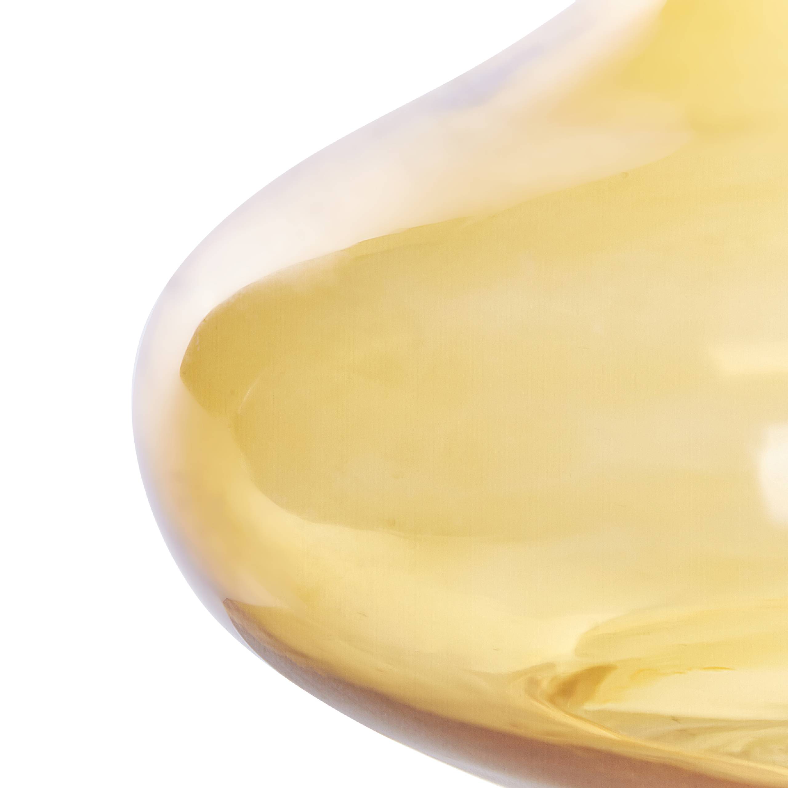 Beliani - Vase décoratif Verre Jaune PANEER - 23x23x30- Beliani - Image 6