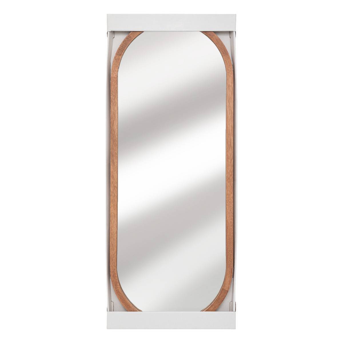 Atmosphera - Miroir "Gianni" hévéa 35x90cm - Atmosphera Créateur d'intérieur - Image 2