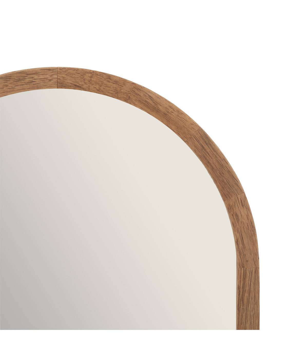 Miroir mural en Bois d'Hévéa 35 x 90 cm - Imagen 2