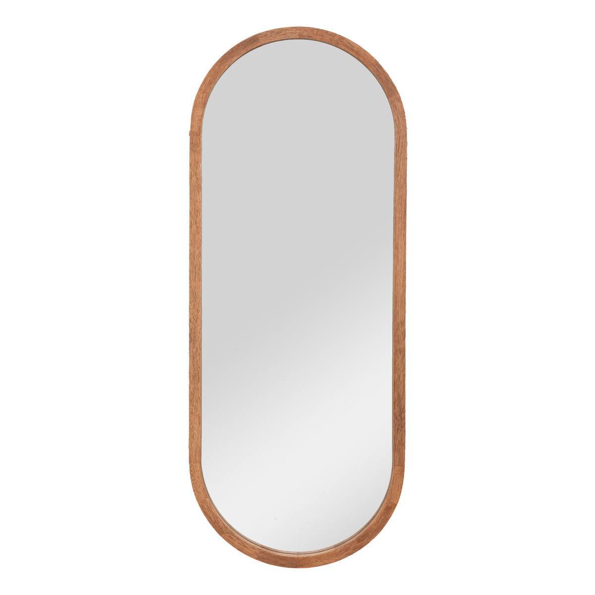 Atmosphera - Miroir "Gianni" hévéa 35x90cm - Atmosphera Créateur d'intérieur - Imagen 1