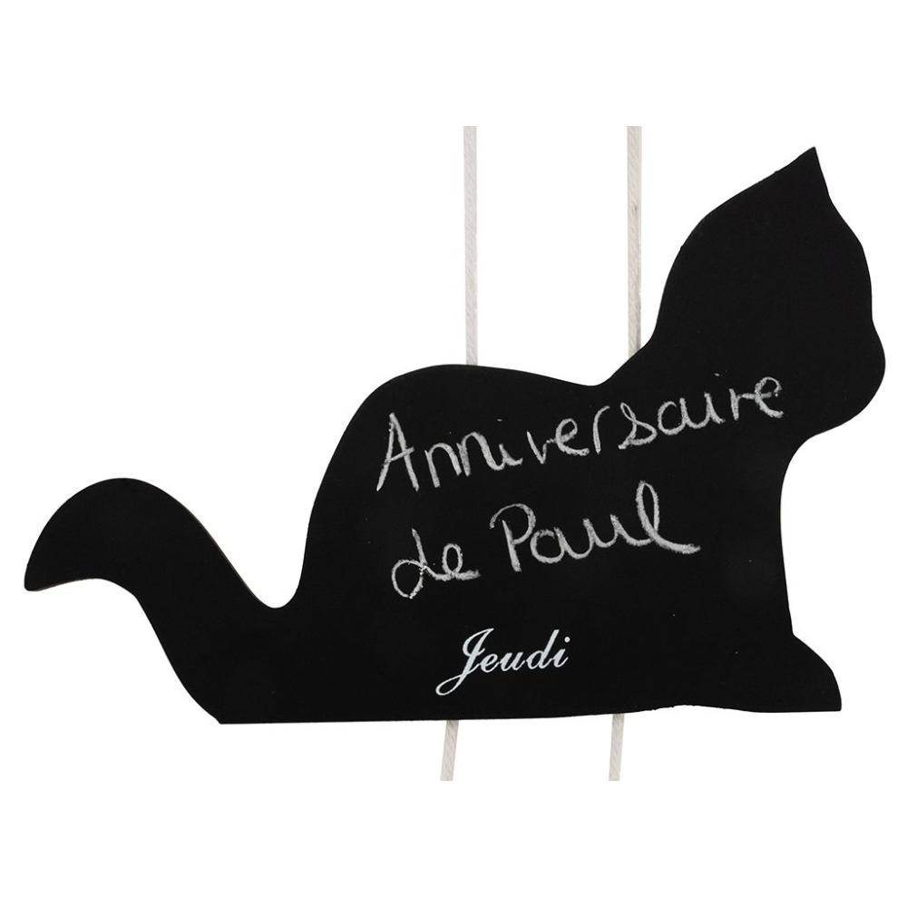 Aubry Gaspard - Semainier mural tableau noir chats – Planning déco effaçable pour la semaine - Image 4