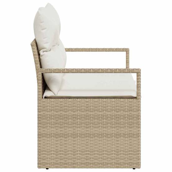 Lot 2 Canapés d'Extérieur Beige en Résine Tressée – Coussins Inclus et Design Modulaire pour Terrasse – Facile à Monter – ComfortXL Outdoor Living - Image 6