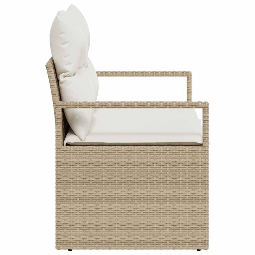 Lot 2 Canapés d'Extérieur Beige en Résine Tressée – Coussins Inclus et Design Modulaire pour Terrasse – Facile à Monter – ComfortXL Outdoor Living - Image 6