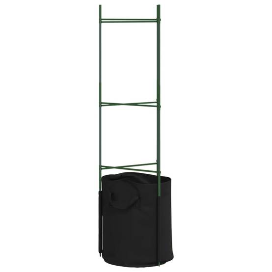Tuteurs pour Légumes en Acier avec 6 Sacs de Plantation pour Jardin Urbain Balcon Vert 116 cm – ComfortXL Outdoor Living - Image 6
