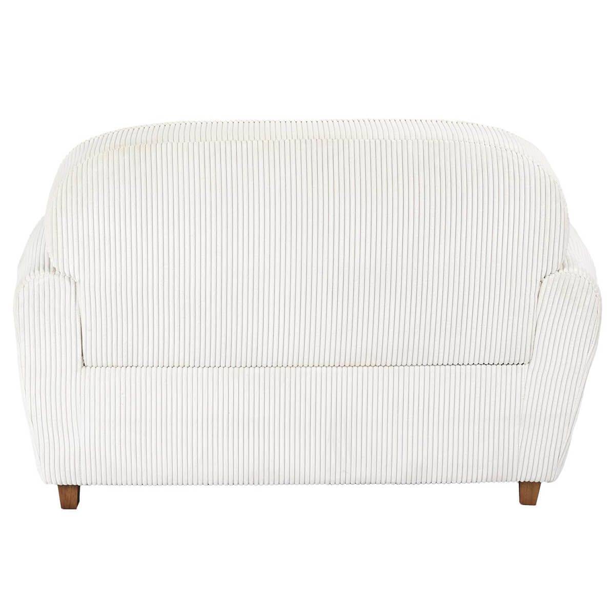 ALTOBUY - Canapé Club 2 Places Tissu Velours Côtelé Beige - GANDY - Image 9