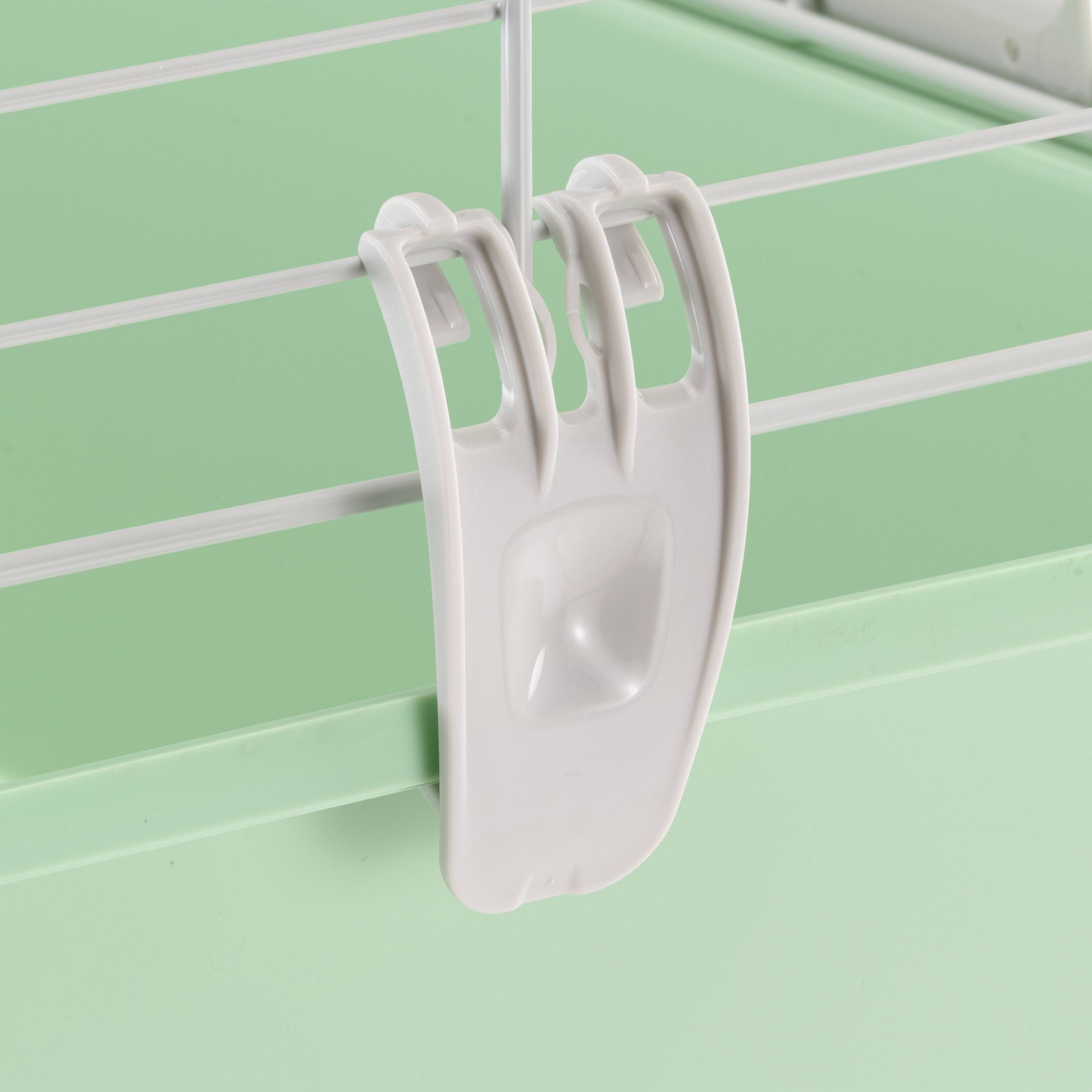 Ferplast - FERPLAST CAVIE 60 Cage pour Rongeurs pour Cochons d'Inde, Cochons d'Inde, en Métal, Accessoires inclus : Mangeoire, Abreuvoir. 58x38xh31,5cm - Imagen 9