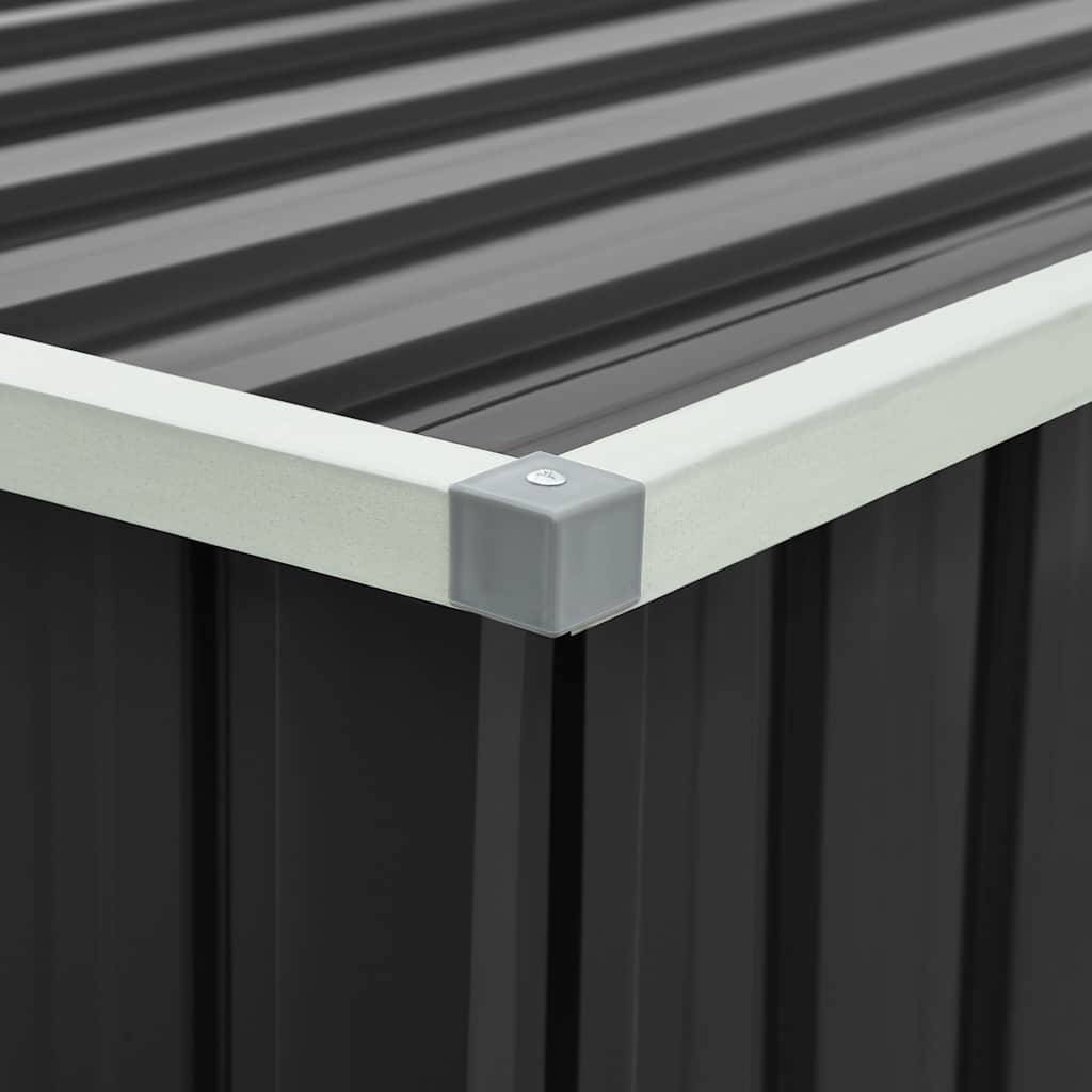 PANGIVO - Coffre de rangement acier galvanisé anthracite 171 x 99 x 93 cm - PANGIVO - Image 9