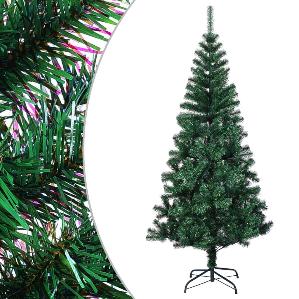 Sapin de Noël | Arbre de Noël artificiel pointes iridescentes Vert 150 cm PVC Maison Chic - Image 2