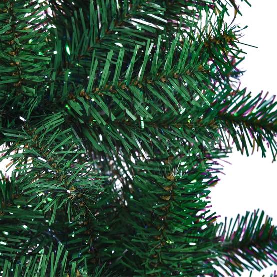 Sapin de Noël | Arbre de Noël artificiel pointes iridescentes Vert 150 cm PVC Maison Chic - Image 5